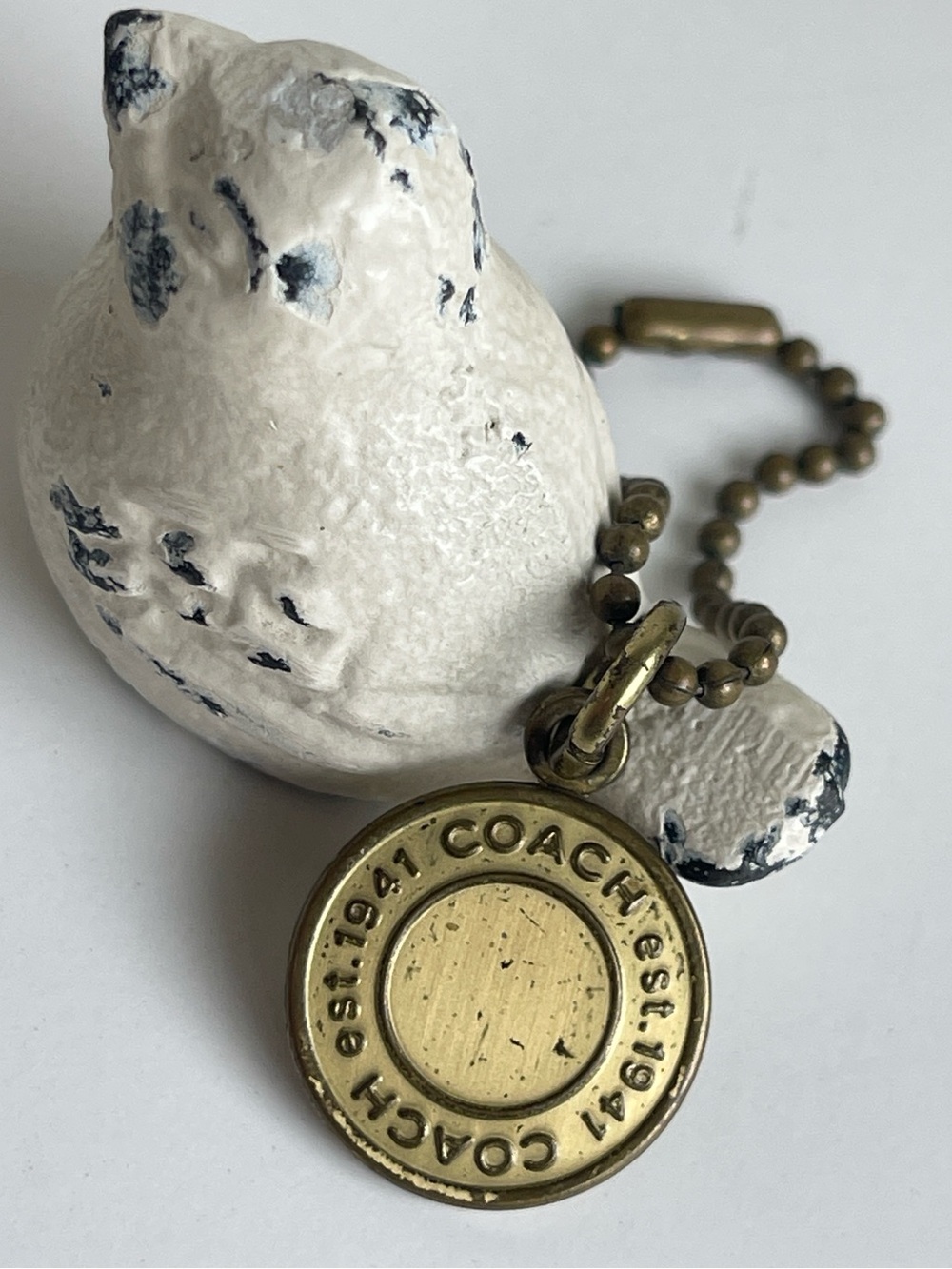 COACH 1941 Fob Bag Charm Keychain Hang Tag